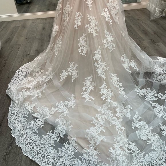 Mori Lee Kimberley strapless wedding gown. - Picture 2 of 6